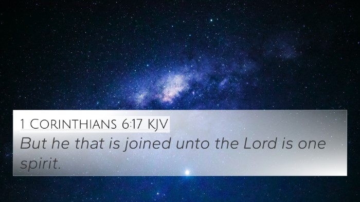 1 Corinthians 6:17 Explained