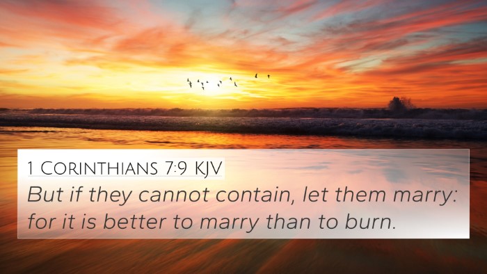 1 Corinthians 7:9 Explained