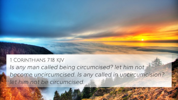 1 Corinthians 7:18 Explained