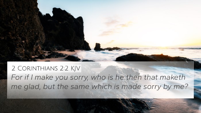 2 Corinthians 2:2 Explained
