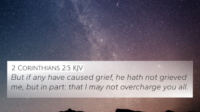2 Corinthians 2:5 Explained