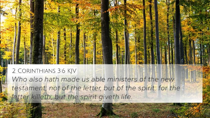 2 Corinthians 3:6 Explained