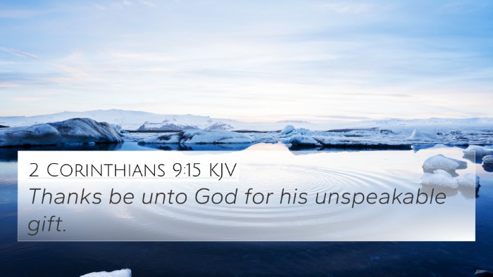 2 Corinthians 9:15 Explained