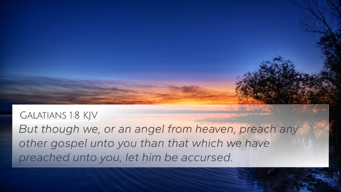 Galatians 1:8 KJV Bible Verse Image