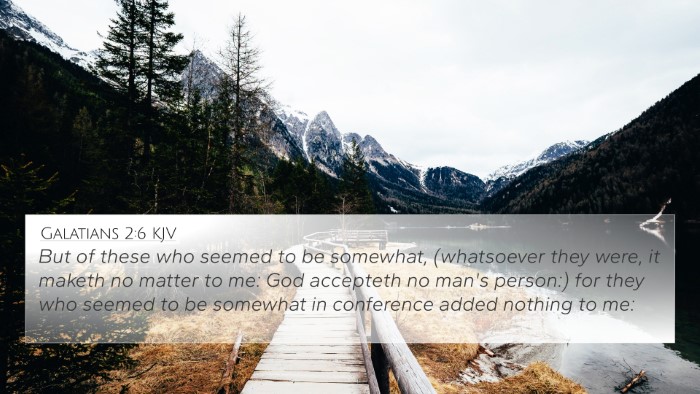 Galatians 2:6 KJV Bible Verse Image