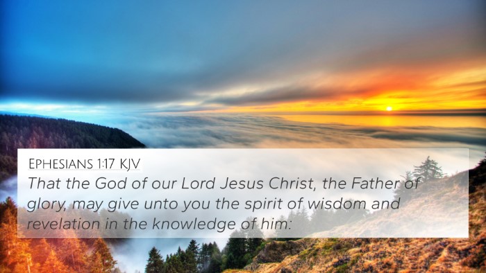Ephesians 1:17 KJV Bible Verse Image