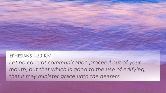 Ephesians 4:29 KJV Bible Verse Image