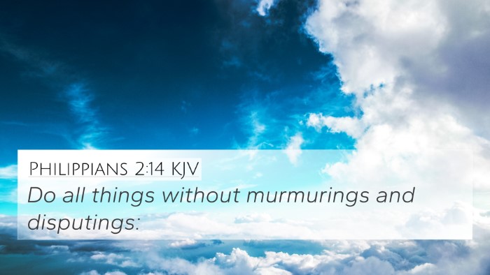 Philippians 2:14 Explained
