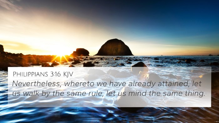 Philippians 3:16 Explained