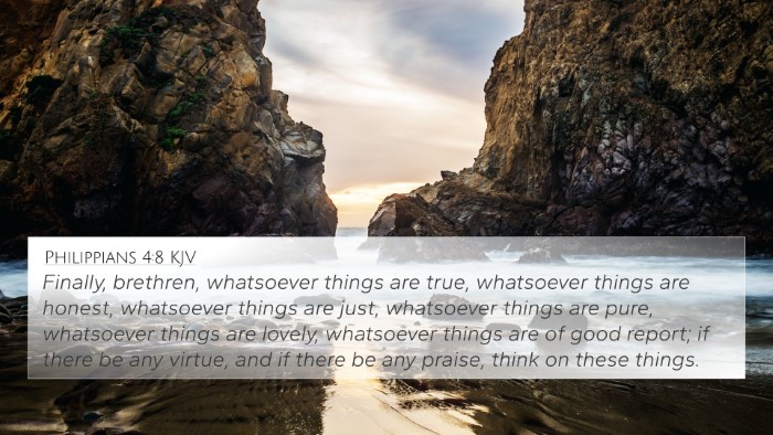 Philippians 4:8 KJV Bible Verse Image