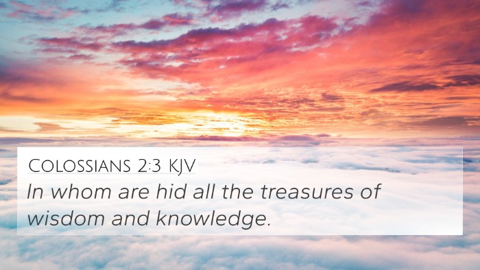 Colossians 2:3 KJV Bible Verse Image