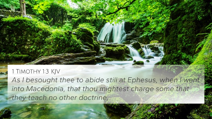 1 Timothy 1:3 KJV Bible Verse Image