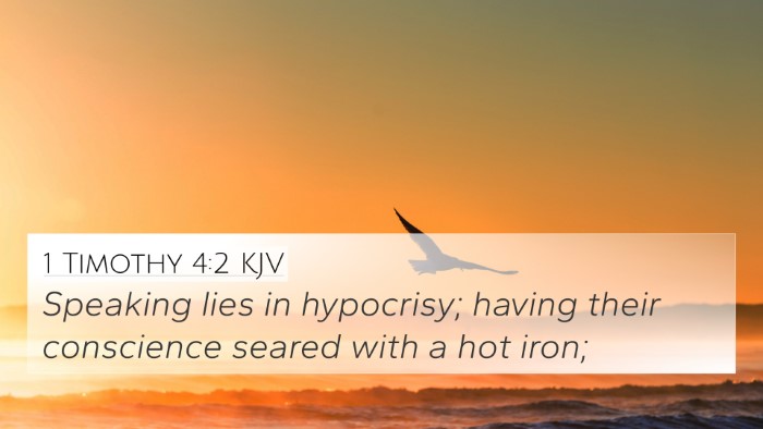 1 Timothy 4:2 KJV Bible Verse Image