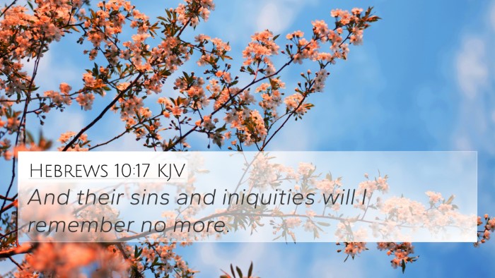 Hebrews 10:17 Explained