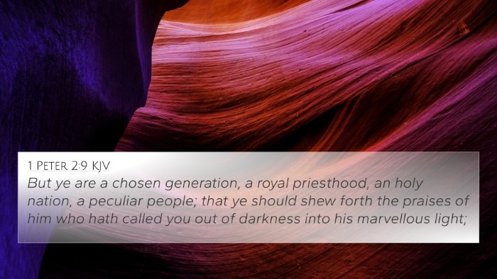 1 Peter 2:9 KJV Bible Verse Image