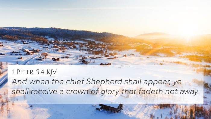 1 Peter 5:4 KJV Bible Verse Image