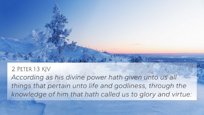 2 Peter 1:3 KJV Bible Verse Image
