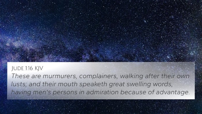 Jude 1:16 KJV Bible Verse Image