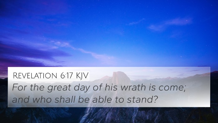 Revelation 6:17 KJV Bible Verse Image