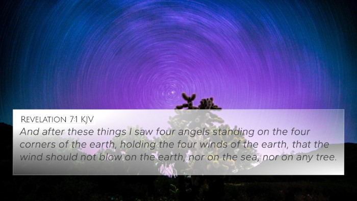 Revelation 7:1 KJV Bible Verse Image
