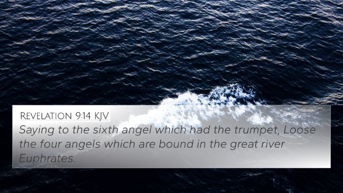 Revelation 9:14 KJV Bible Verse Image