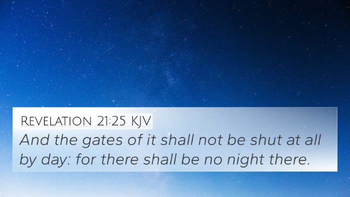 Revelation 21:25 Explained